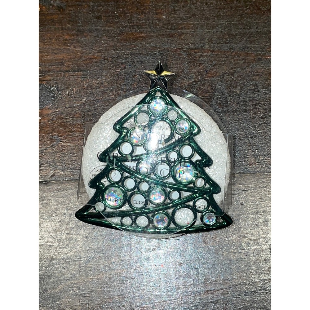 NEW Bath & Body‎ Works Christmas Tree Car Fragrance Refill Holder New